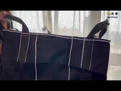 危ない化学粉のために散逸性FIBC反静的なバルク袋CROHMIQの青/白い