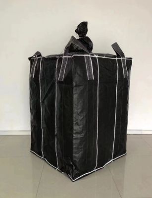 購入 粉末粉炭素化学粉末用の黒い不織布PPバッフルバッグ/ Qは袋フレコン online manufacture
