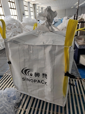 高い耐寒性 1500kg PP ジャンボ Fibc 4ループ 無認定 貨物荷物荷物荷物輸送用