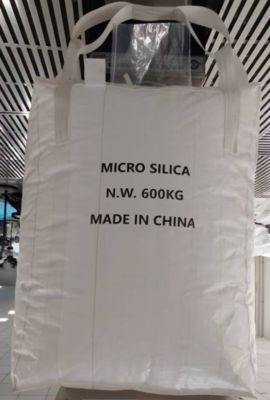 安全な輸送のためのダブルチェーンステッチブルーのループカラーとホワイトカラーのUN大型フレコンバッグ